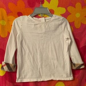 Toddler Burberry long sleeve shirt 2Y